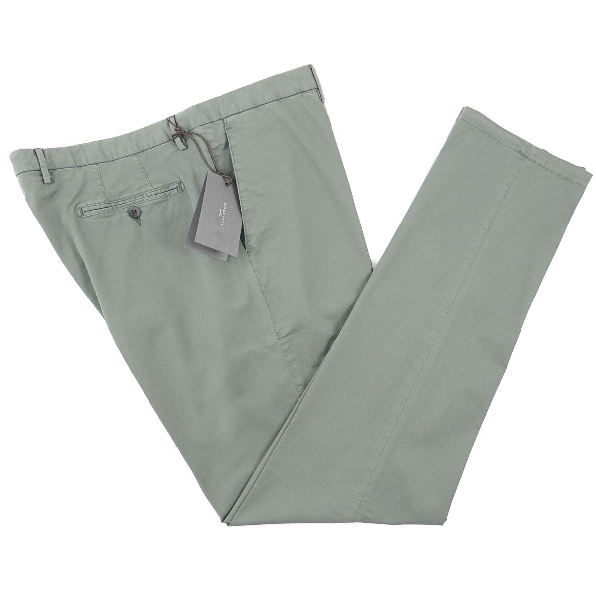 Boglioli Tailored-Fit Twill Cotton Pants
