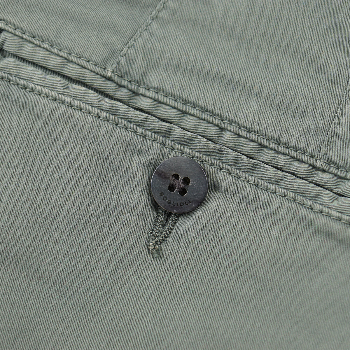 Boglioli Tailored-Fit Twill Cotton Pants