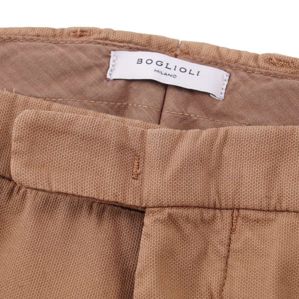 Boglioli Tailored-Fit Woven Cotton Pants