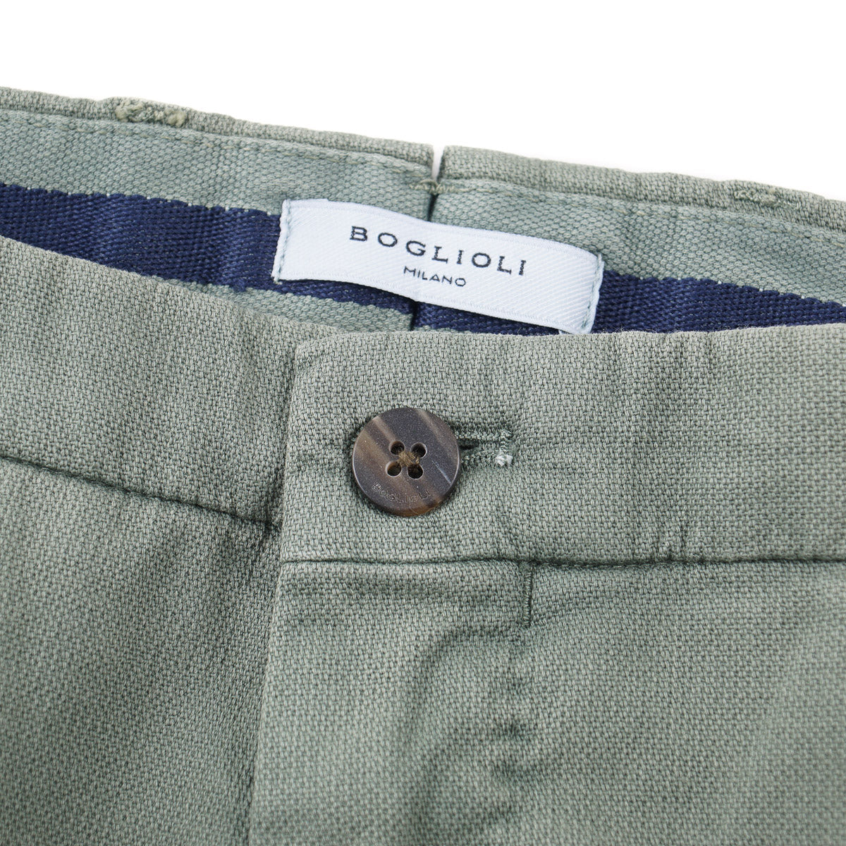 Boglioli Tailored-Fit Woven Cotton Pants