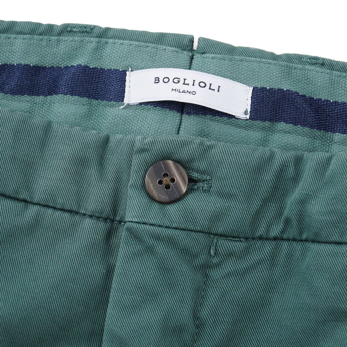 Boglioli Tailored-Fit Cotton-Linen Pants