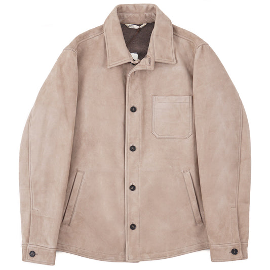 Maurizio Baldassari Cashmere-Lined Suede Jacket - Top Shelf Apparel