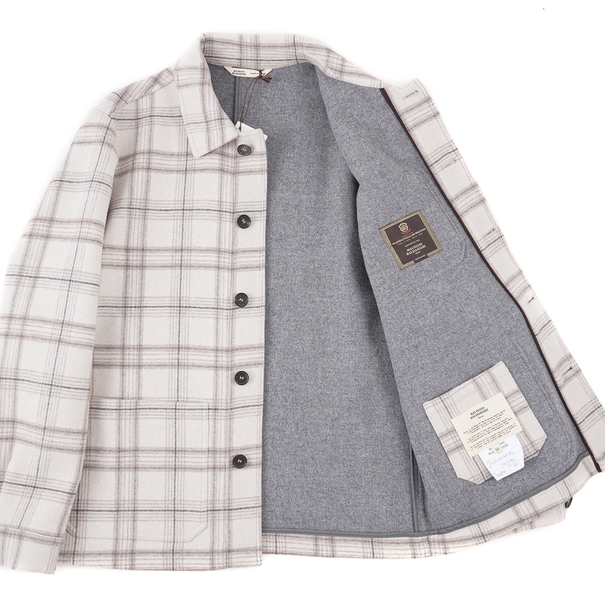 Maurizio Baldassari Wool-Cashmere Chore Jacket - Top Shelf Apparel