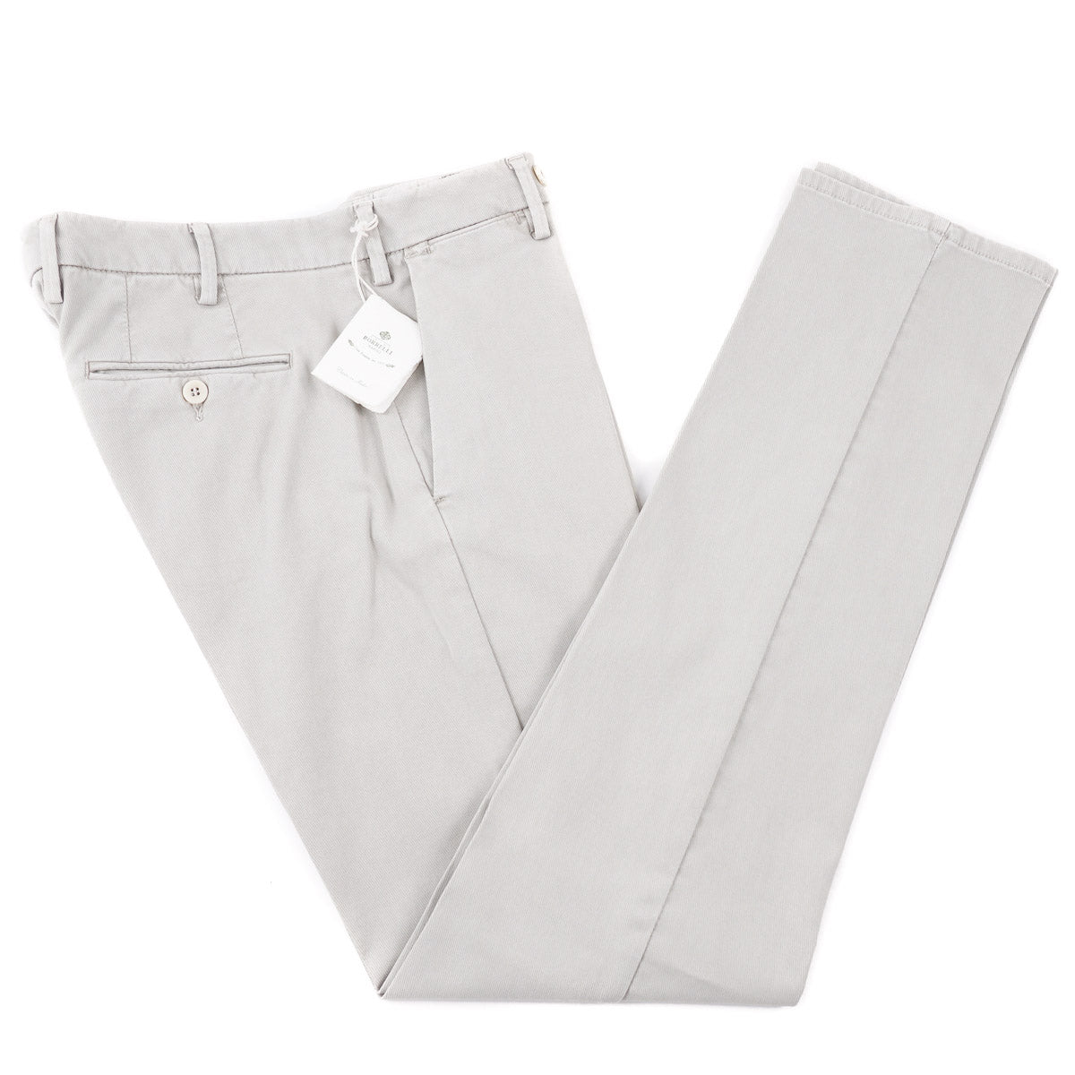 Luigi Borrelli Slim-Fit Cotton Pants - Top Shelf Apparel