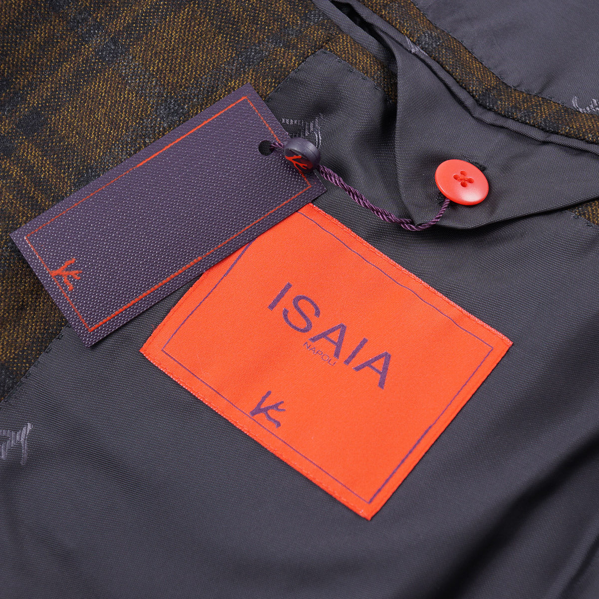 Isaia SoftWoven Layered Check Wool Suit Top Shelf Apparel