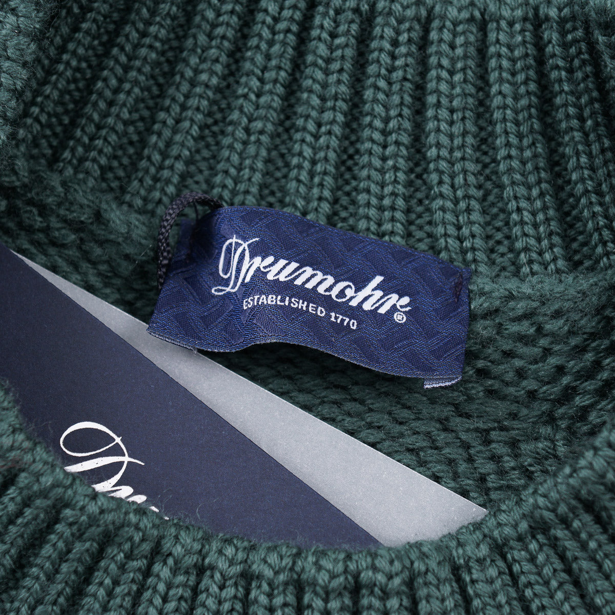 Drumohr Diamond Knit Merino Wool Sweater - Top Shelf Apparel