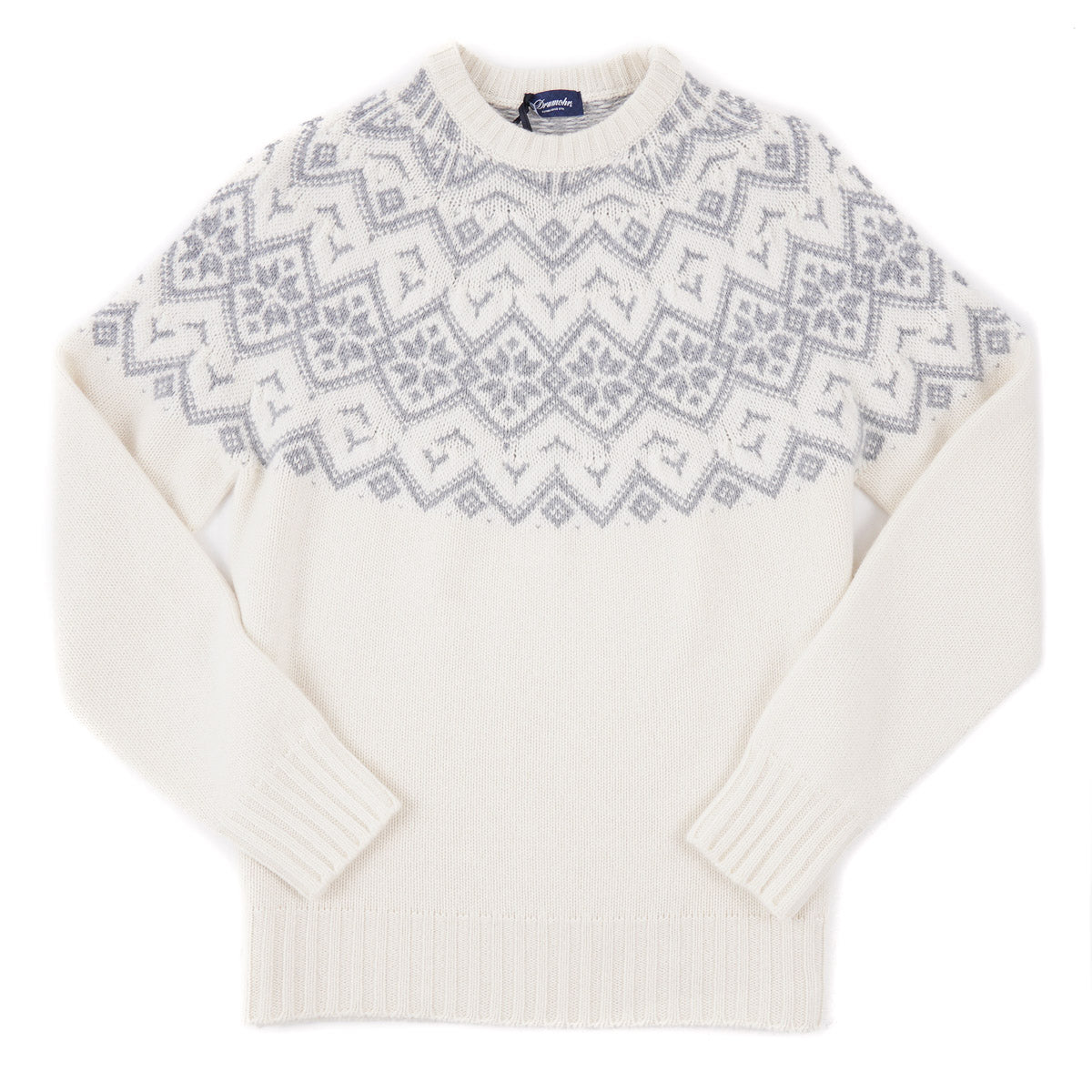 Drumohr Fair Isle Cashmere Sweater - Top Shelf Apparel