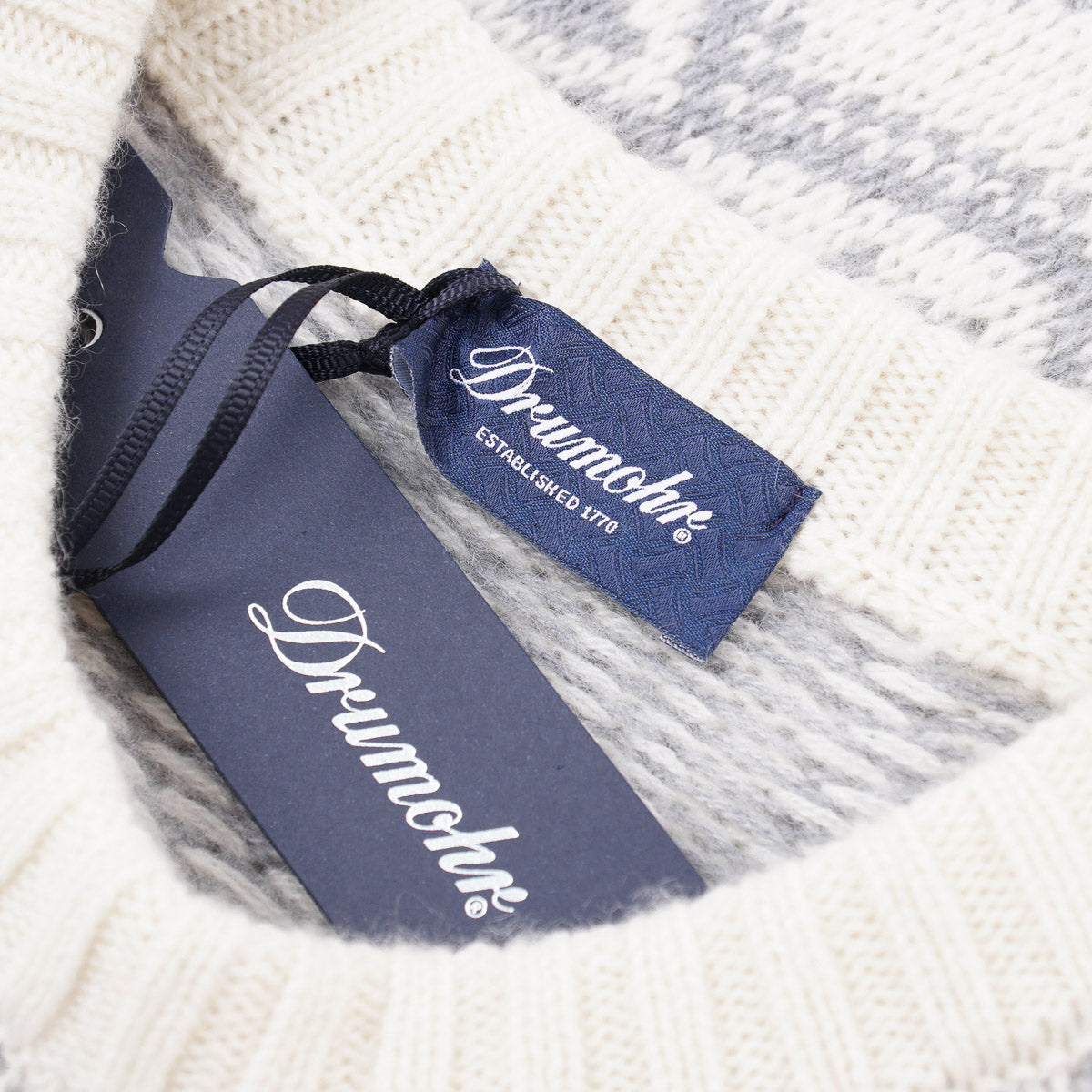 Drumohr Fair Isle Cashmere Sweater - Top Shelf Apparel