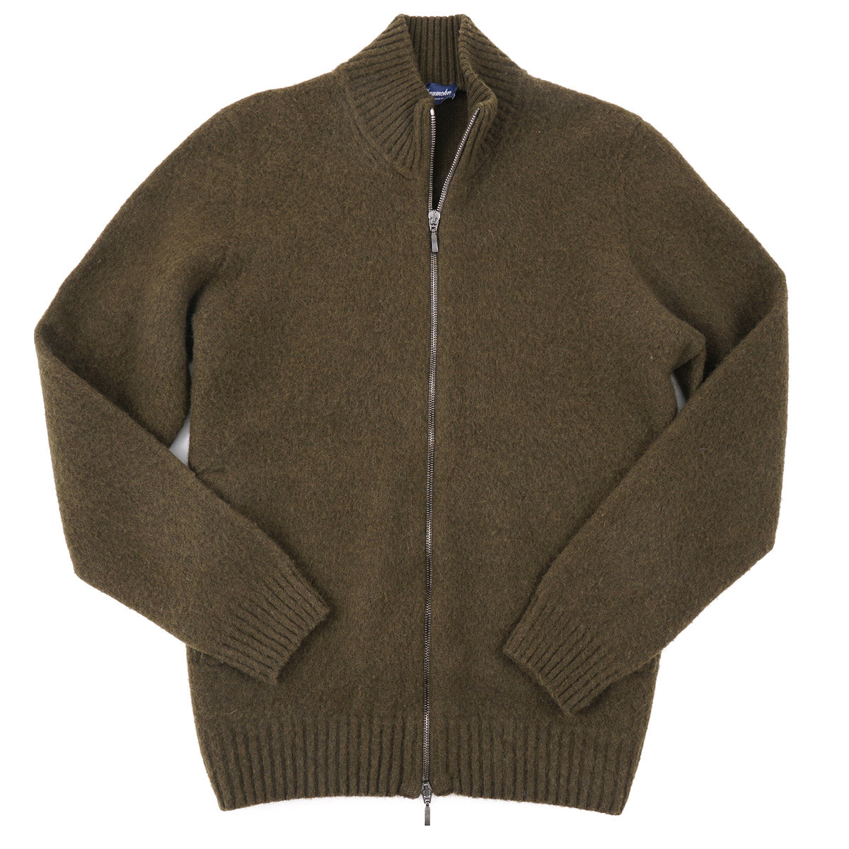 Drumohr Full-Zip Soft Lambswool Sweater - Top Shelf Apparel