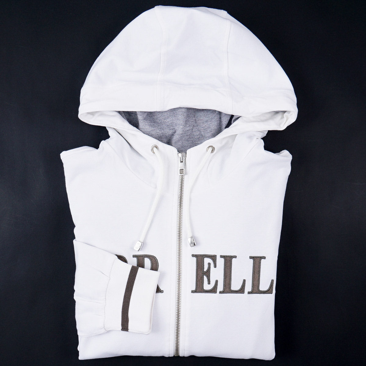 Borrelli Full-Zip Hooded Sweatshirt