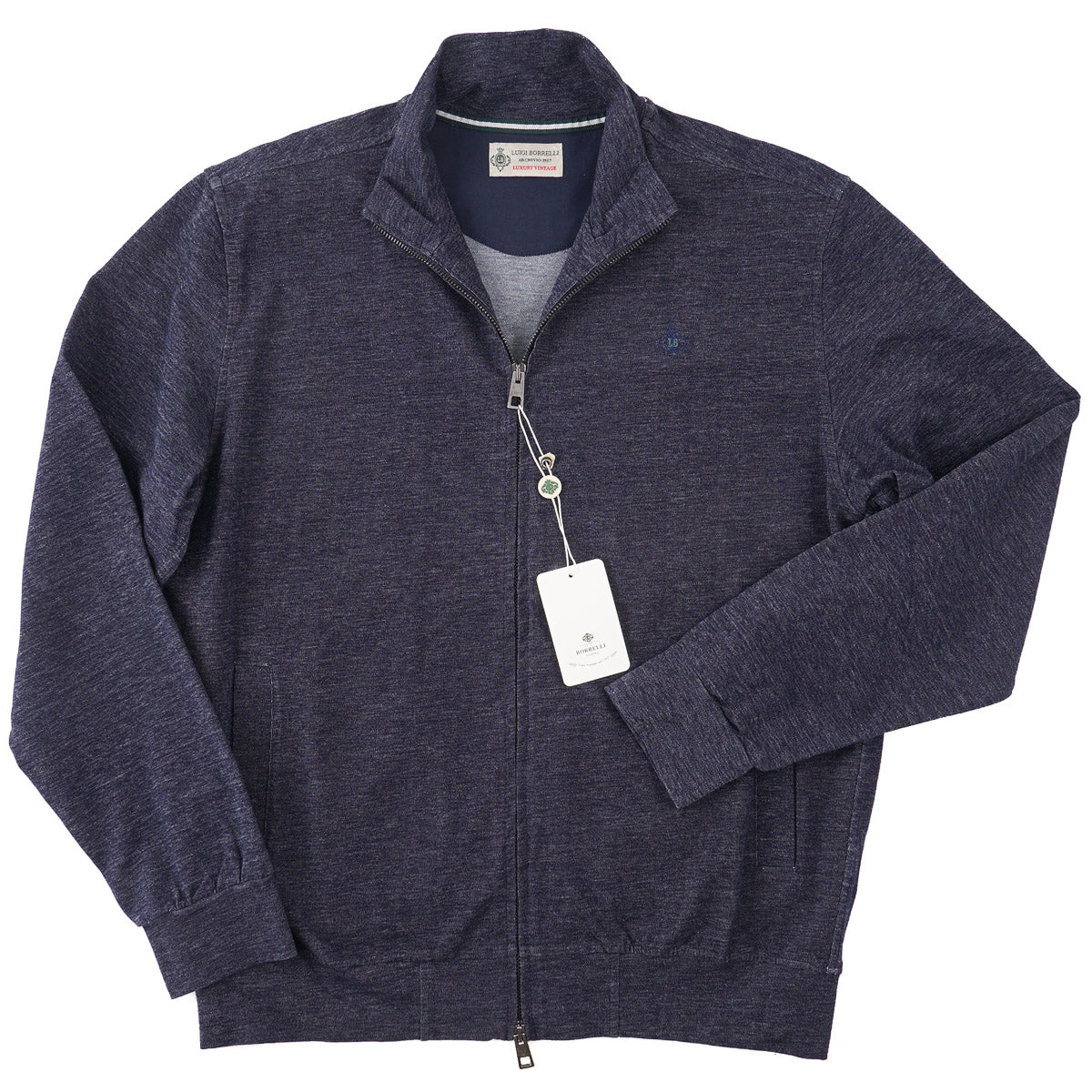 Borrelli Full-Zip Track Jacket Sweatshirt