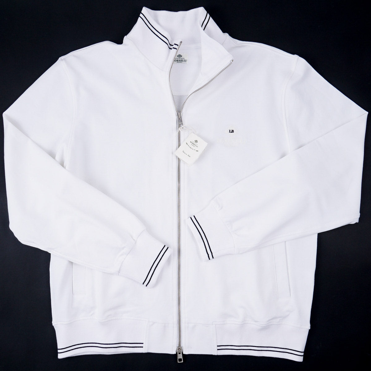 Borrelli Full-Zip Track Jacket Sweatshirt
