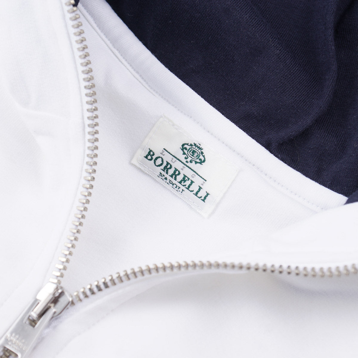 Borrelli Sleeveless Hooded Sweatshirt
