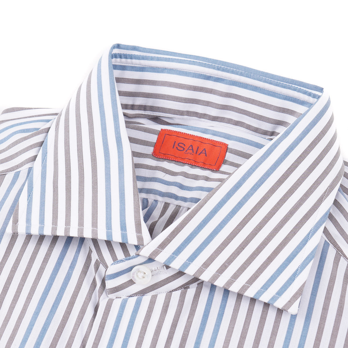 Isaia Tailored-Fit 'Mix' Cotton Shirt - Top Shelf Apparel