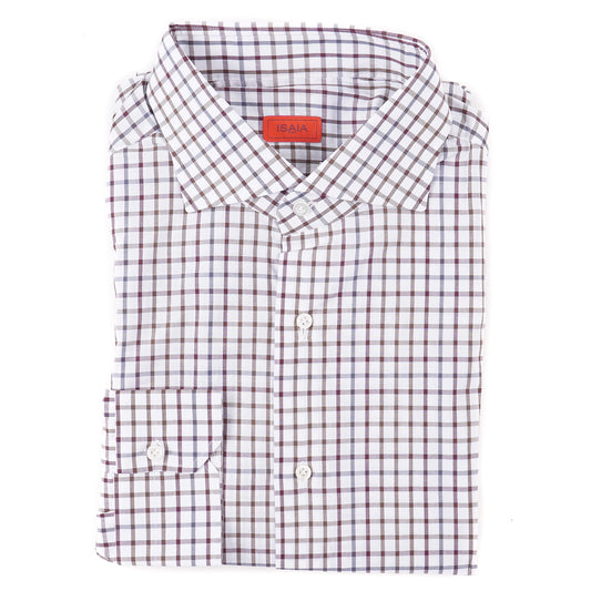 Isaia Tailored-Fit 'Mix' Cotton Shirt - Top Shelf Apparel