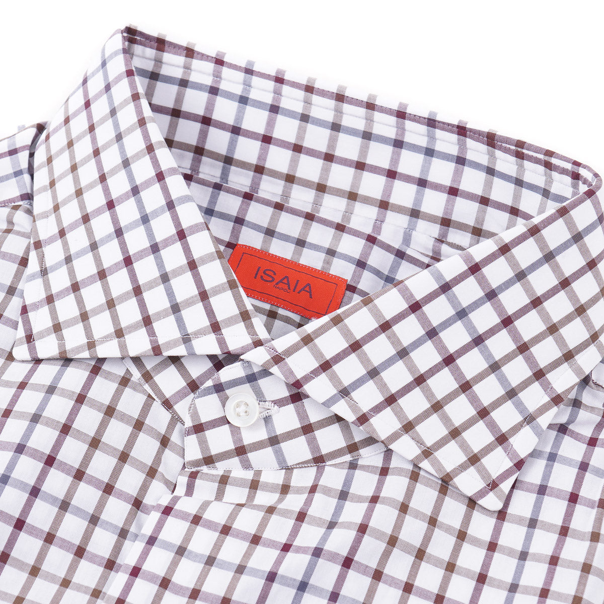 Isaia Tailored-Fit 'Mix' Cotton Shirt - Top Shelf Apparel