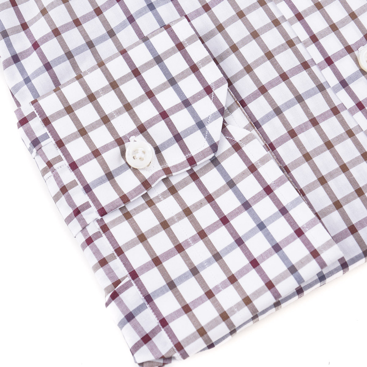 Isaia Tailored-Fit 'Mix' Cotton Shirt - Top Shelf Apparel