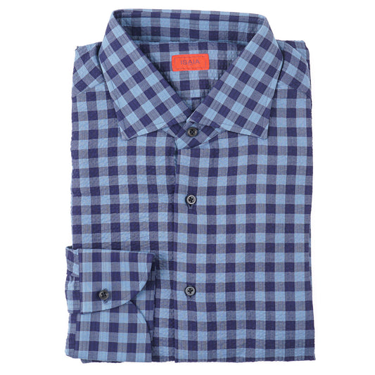 Isaia Tailored-Fit Woven Cotton Shirt - Top Shelf Apparel