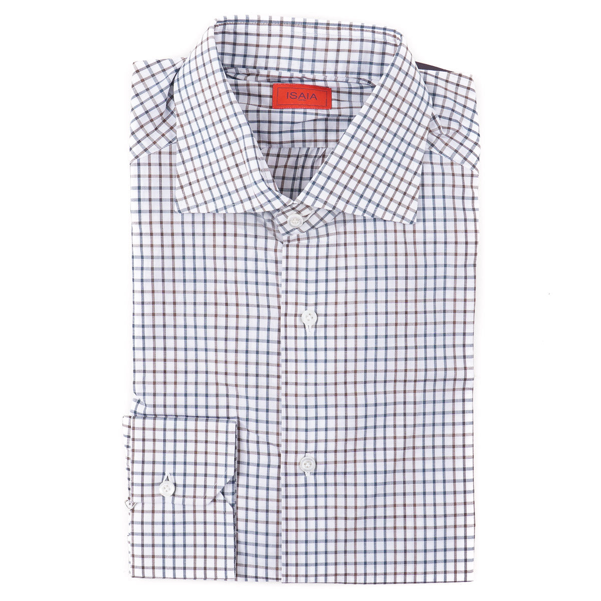 Isaia Tailored-Fit 'Mix' Cotton Shirt - Top Shelf Apparel