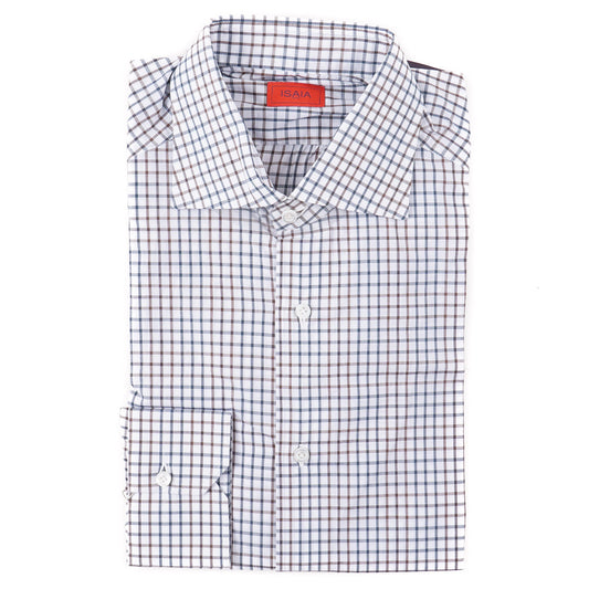 Isaia Tailored-Fit 'Mix' Cotton Shirt - Top Shelf Apparel