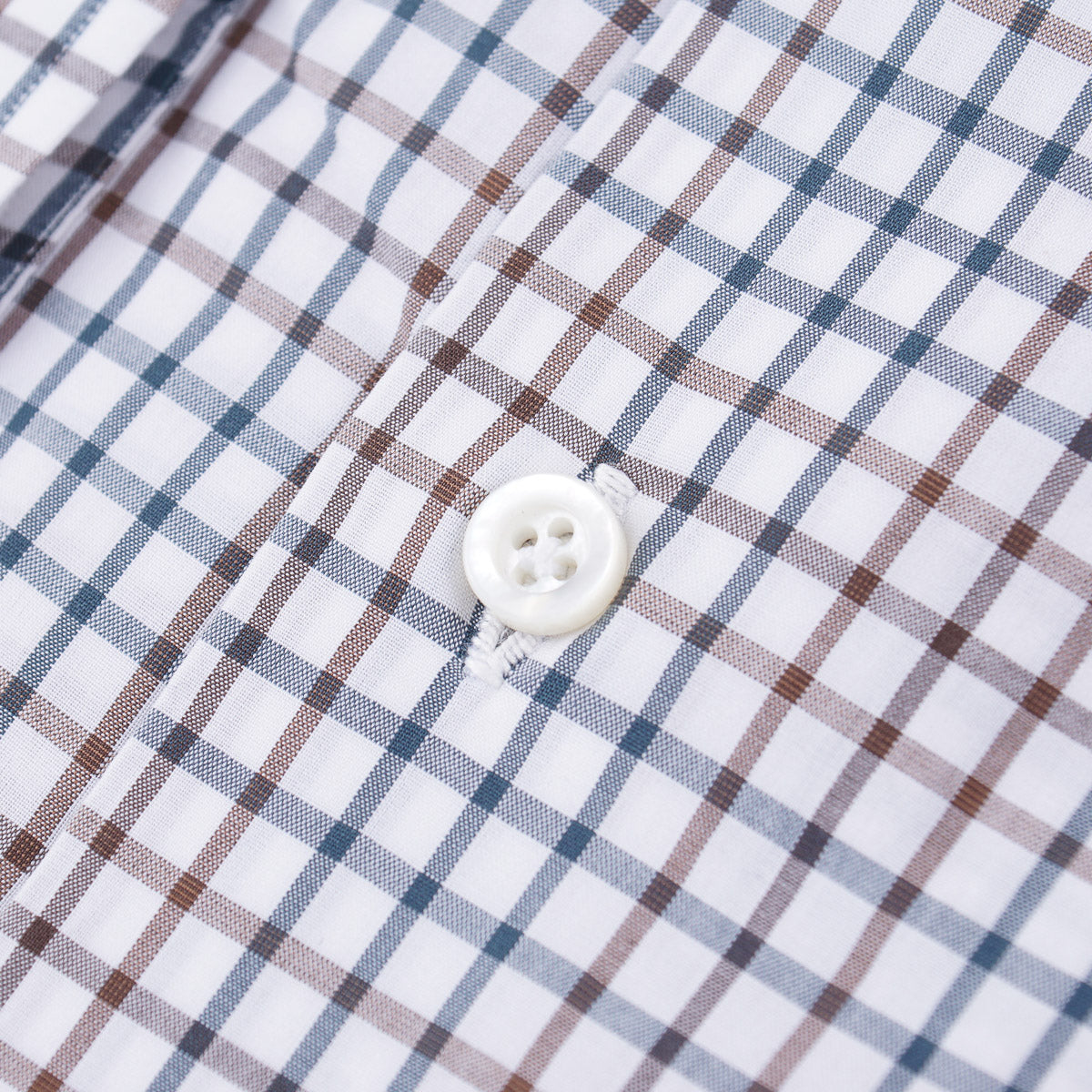 Isaia Tailored-Fit 'Mix' Cotton Shirt - Top Shelf Apparel