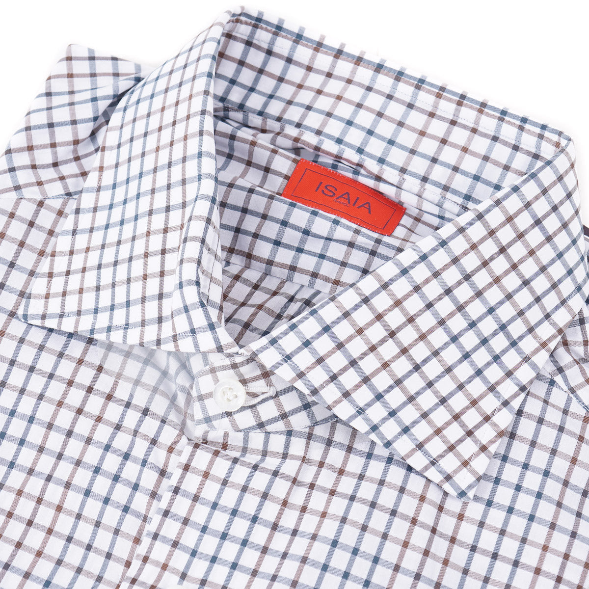 Isaia Tailored-Fit 'Mix' Cotton Shirt - Top Shelf Apparel