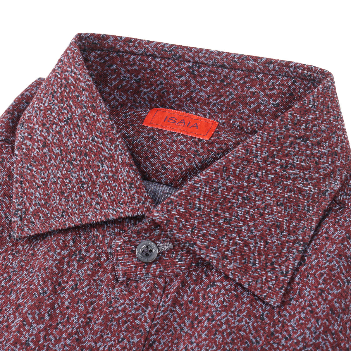 Isaia Coral Branch Print Cotton Shirt - Top Shelf Apparel