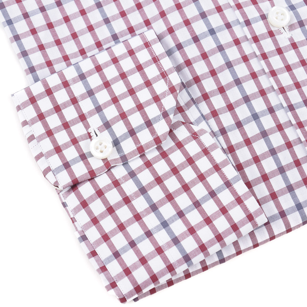 Isaia 'Mix' Tailored-Fit Cotton Shirt - Top Shelf Apparel