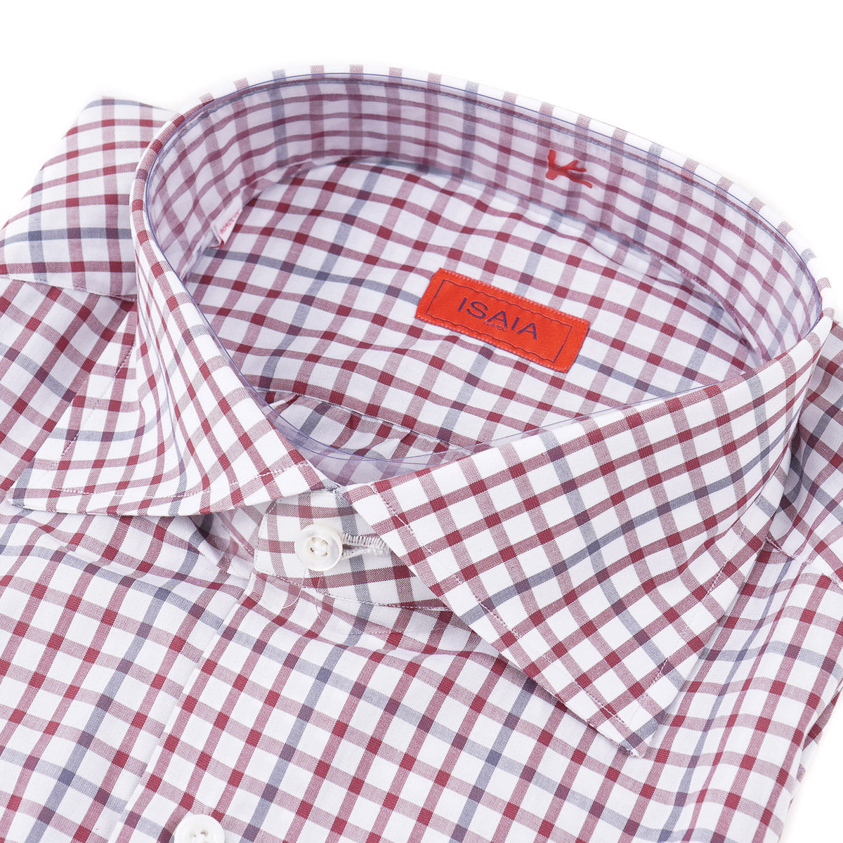 Isaia 'Mix' Tailored-Fit Cotton Shirt - Top Shelf Apparel