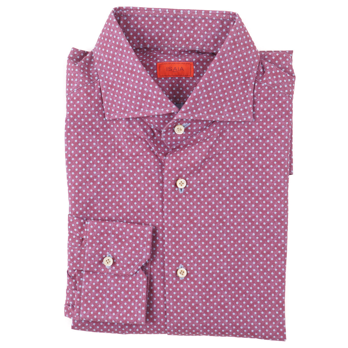 Isaia 'Mix' Tailored-Fit Cotton Shirt - Top Shelf Apparel