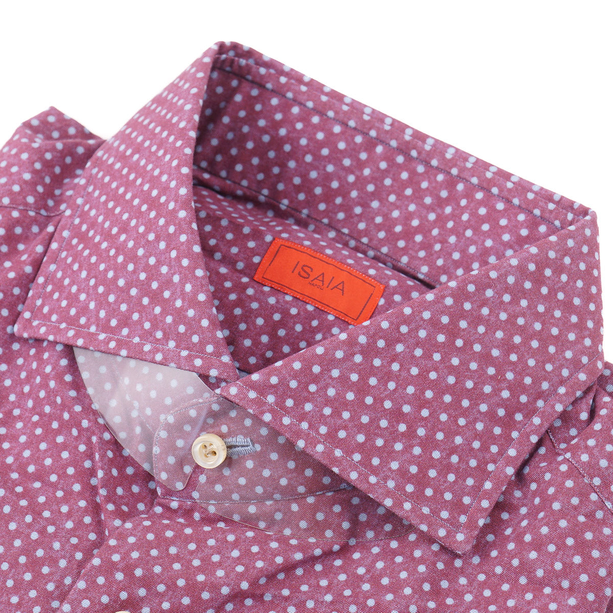 Isaia 'Mix' Tailored-Fit Cotton Shirt - Top Shelf Apparel