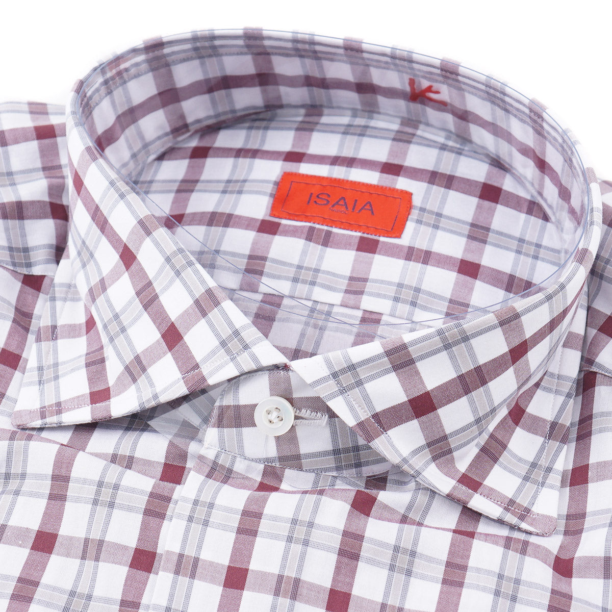 Isaia 'Mix' Tailored-Fit Cotton Shirt - Top Shelf Apparel