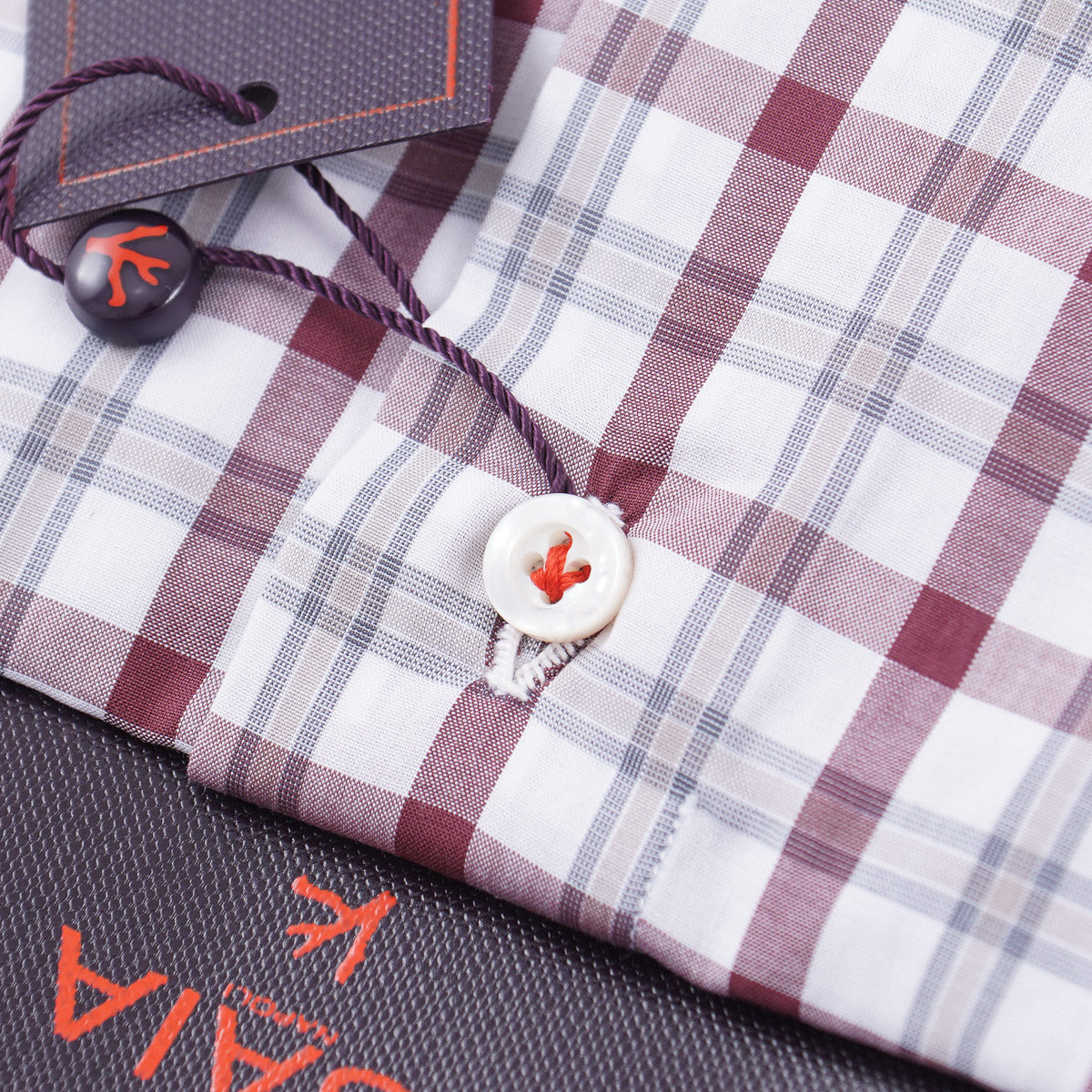 Isaia 'Mix' Tailored-Fit Cotton Shirt - Top Shelf Apparel