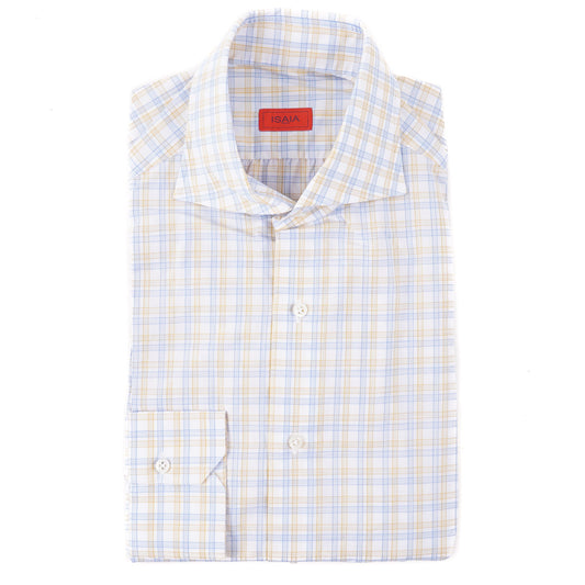 Isaia Tailored-Fit 'Mix' Cotton Shirt - Top Shelf Apparel