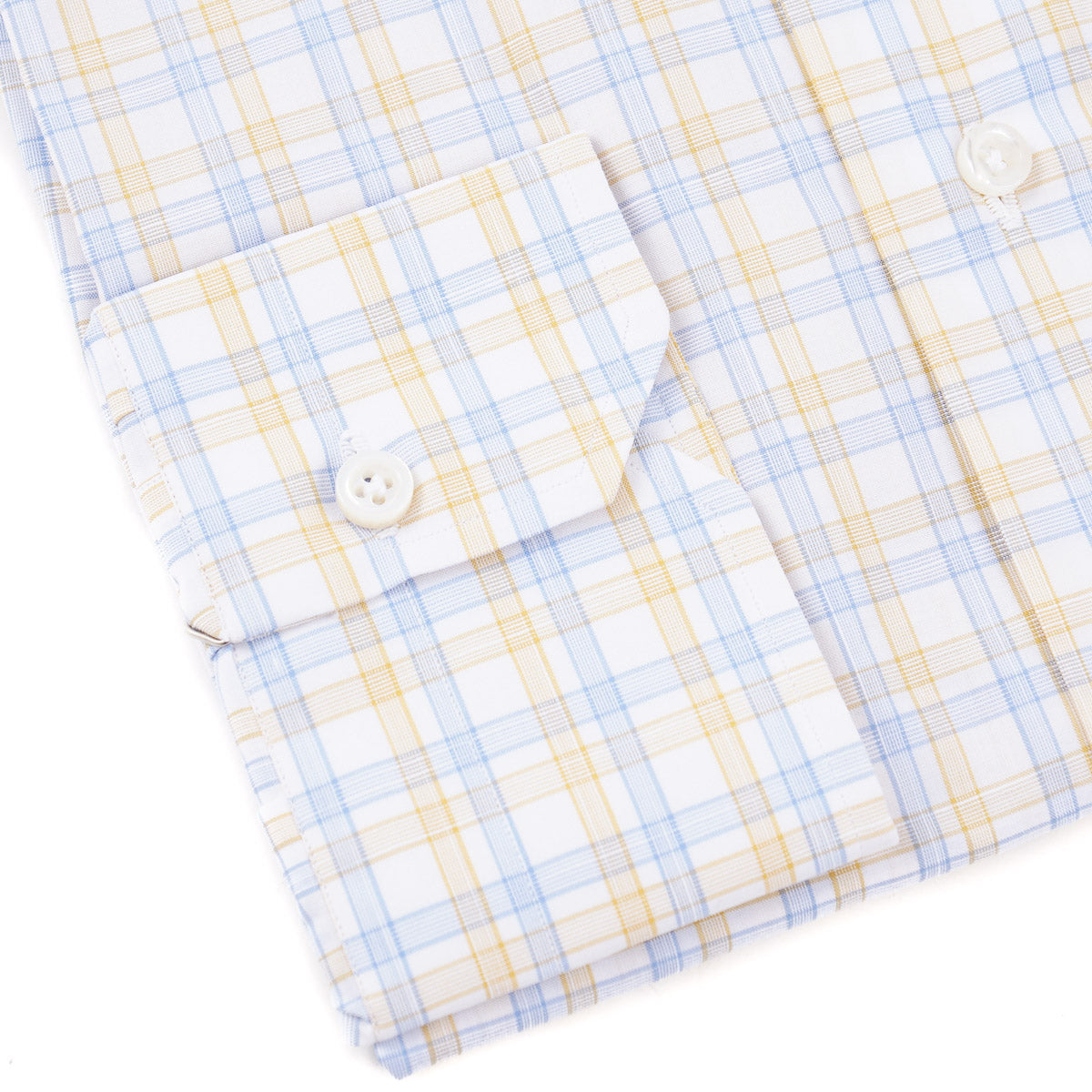 Isaia Tailored-Fit 'Mix' Cotton Shirt - Top Shelf Apparel