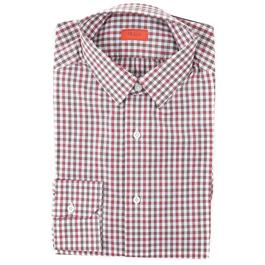 Isaia Tailored-Fit 'Mix' Cotton Shirt - Top Shelf Apparel