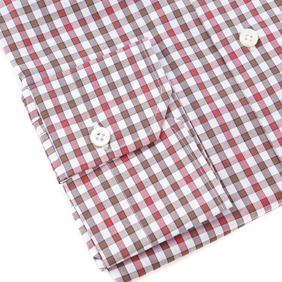 Isaia Tailored-Fit 'Mix' Cotton Shirt - Top Shelf Apparel