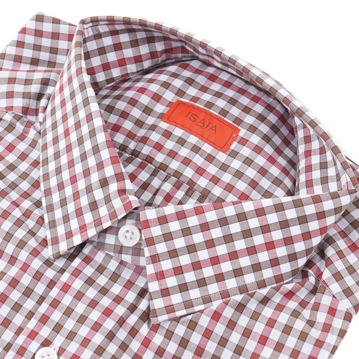 Isaia Tailored-Fit 'Mix' Cotton Shirt - Top Shelf Apparel