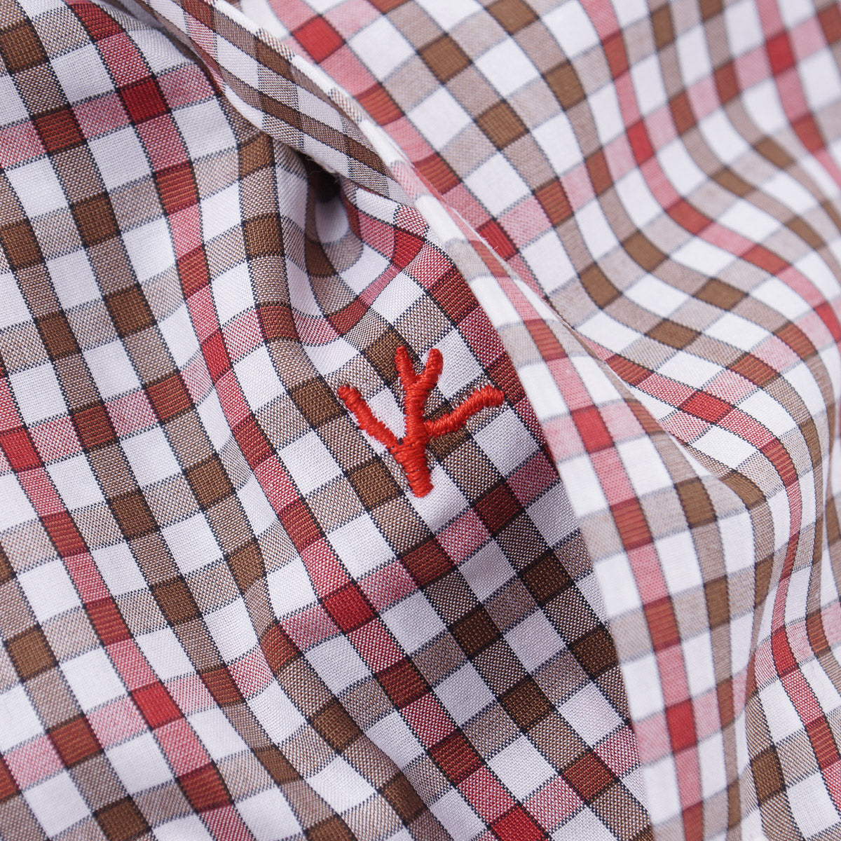 Isaia Tailored-Fit 'Mix' Cotton Shirt - Top Shelf Apparel