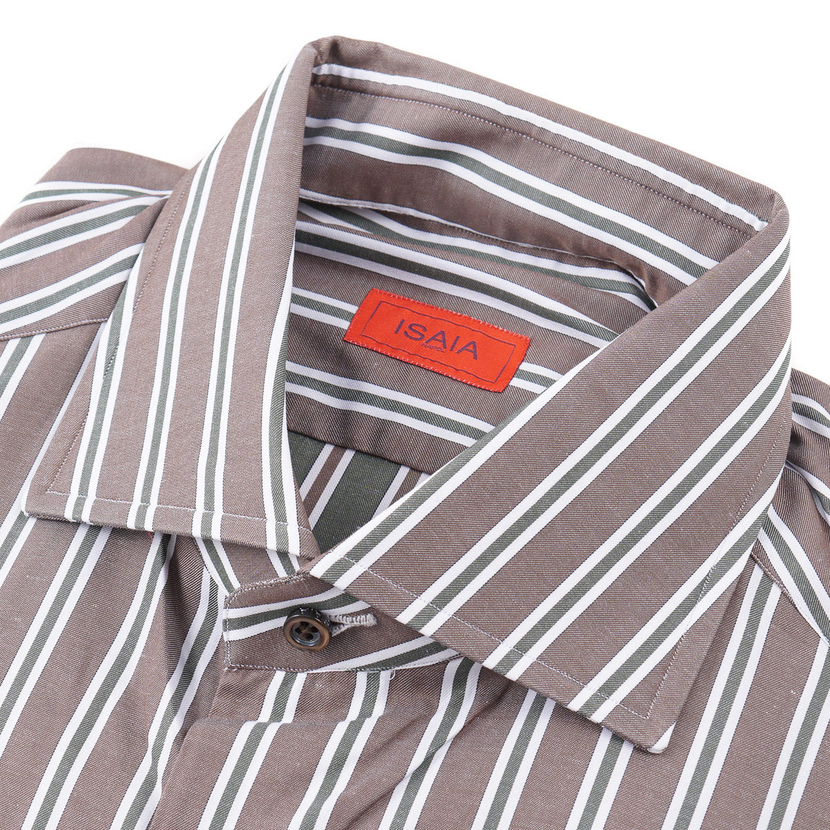 Isaia Tailored-Fit 'Mix' Cotton Shirt - Top Shelf Apparel