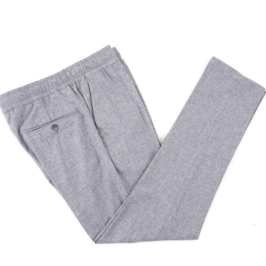 Isaia Wool-Cashmere Drawstring Jogger Pants - Top Shelf Apparel