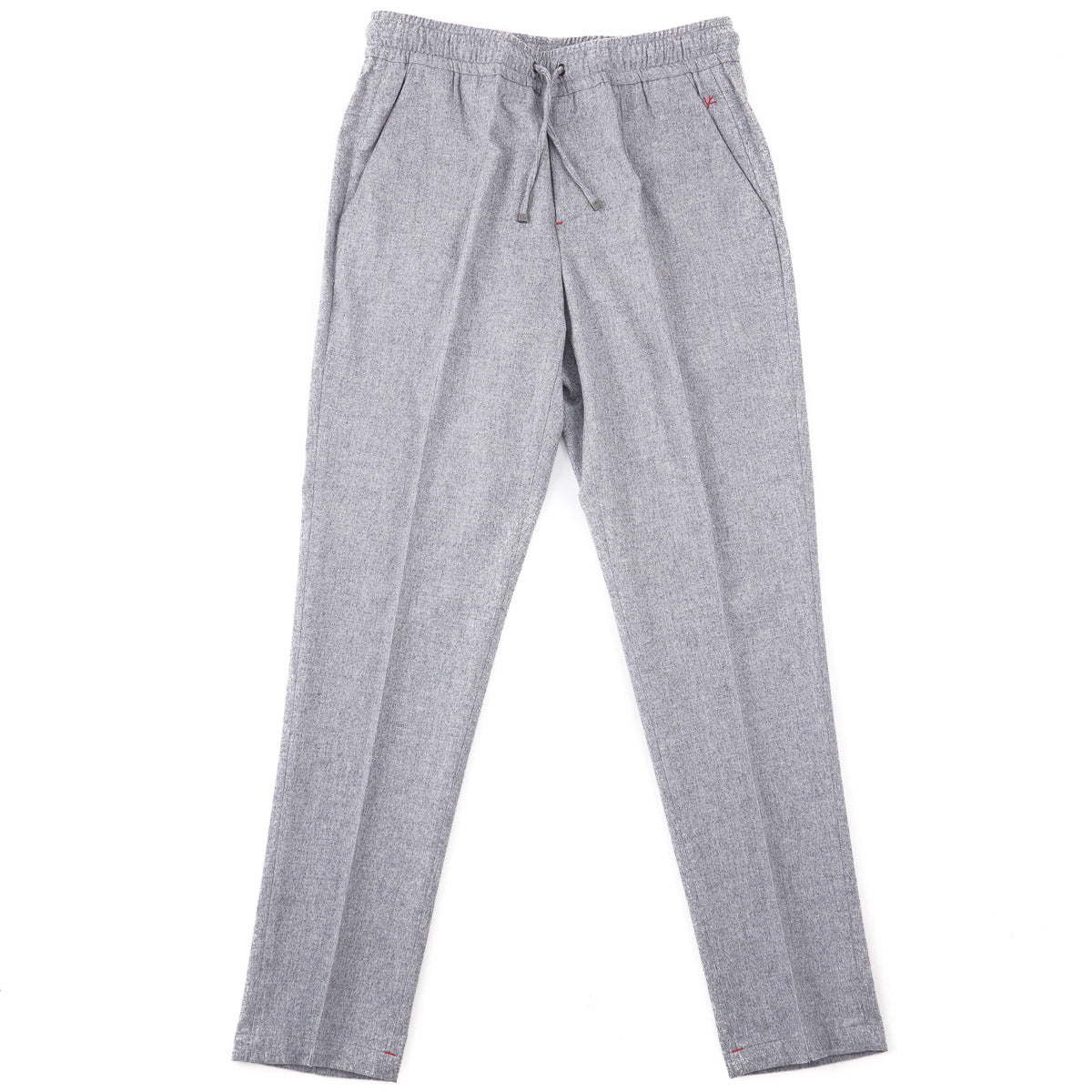 Isaia Wool-Cashmere Drawstring Jogger Pants - Top Shelf Apparel