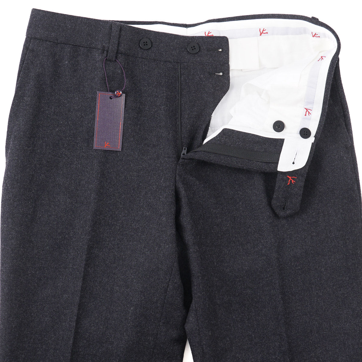 Isaia 'Sanita' Soft Flannel Wool Pants - Top Shelf Apparel