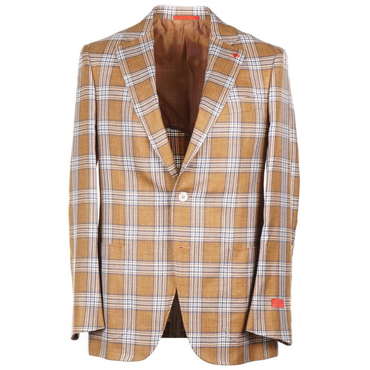 Isaia Woven Wool-Silk-Linen Sport Coat - Top Shelf Apparel