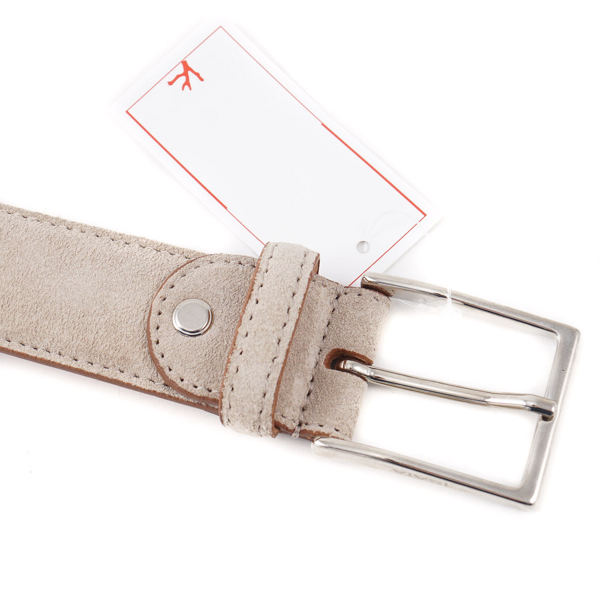 Isaia Brushed Calf Suede Belt - Top Shelf Apparel