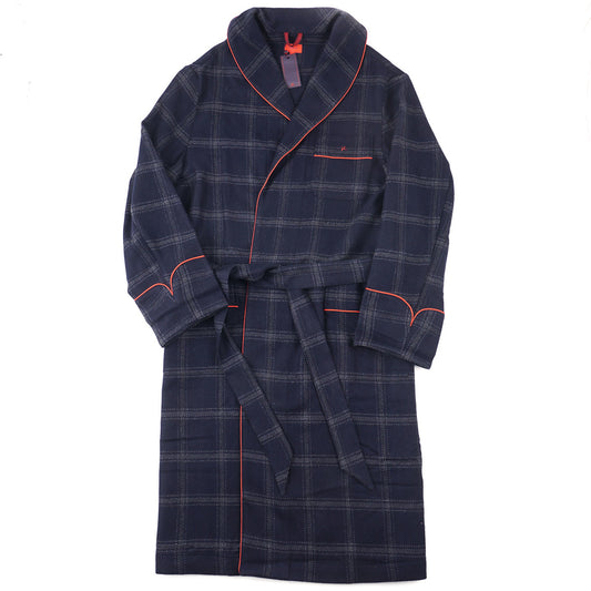 Isaia Flannel Cashmere Belted Robe - Top Shelf Apparel