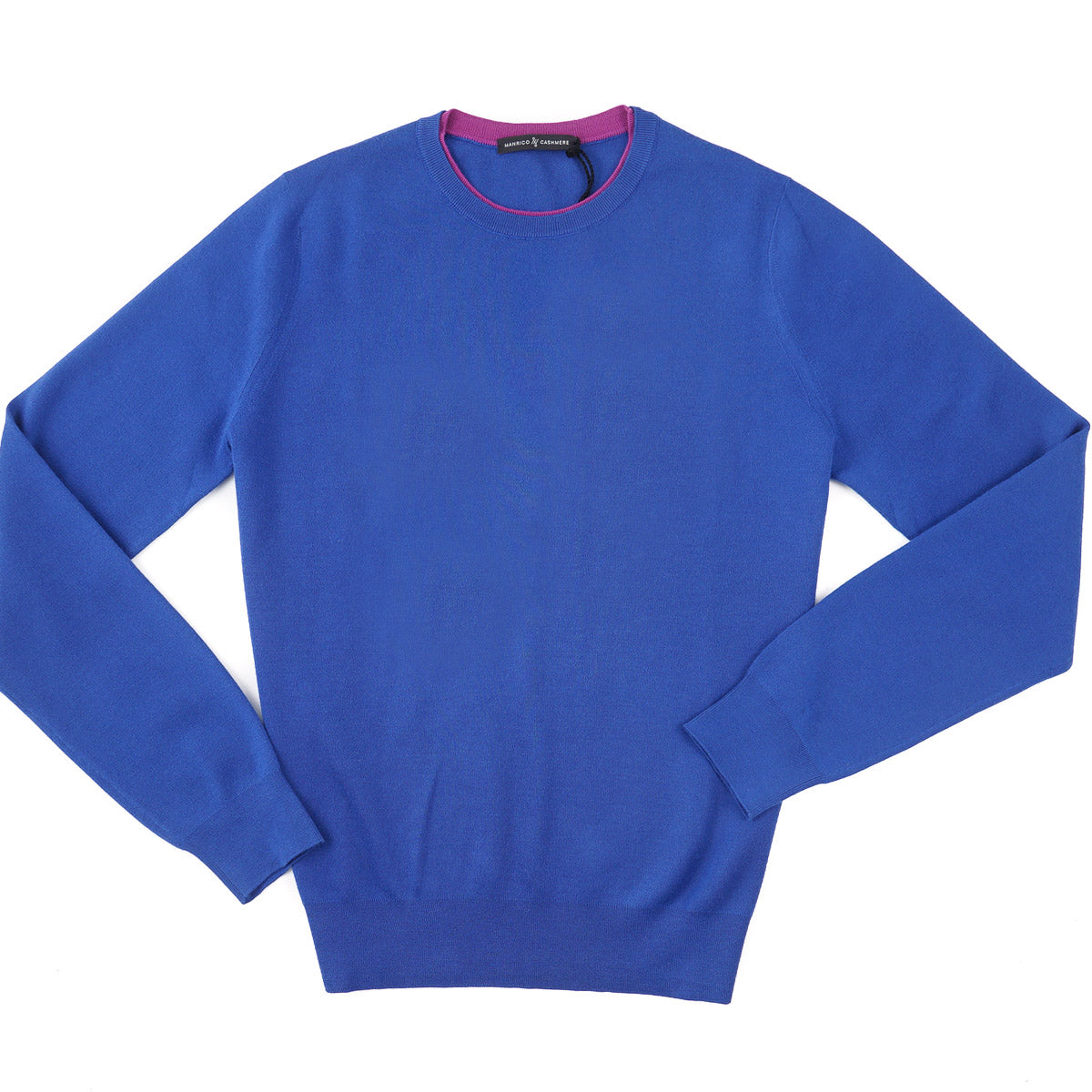 Manrico Slim-Fit Tipped Cashmere Sweater