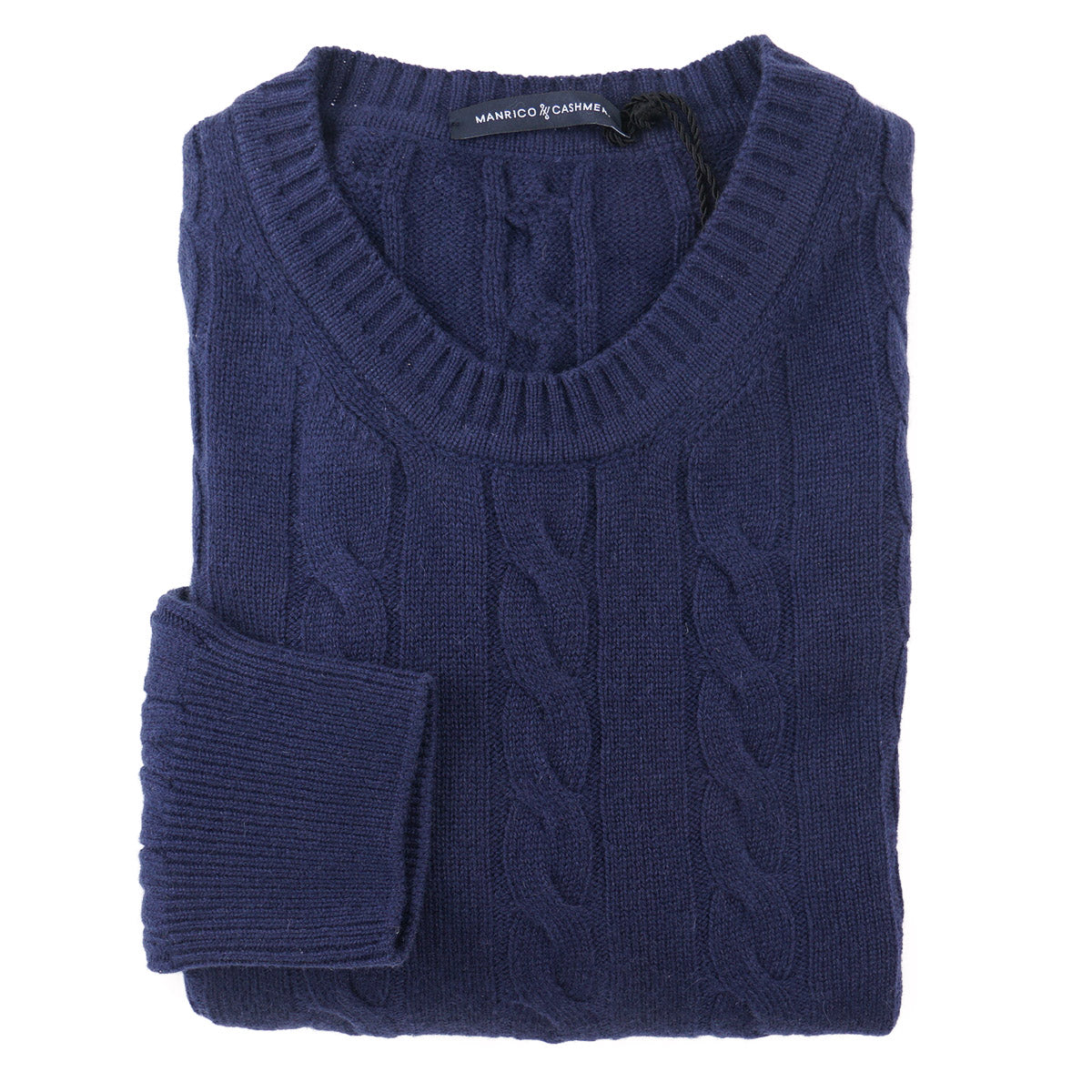 Manrico Cable Knit Cashmere Sweater