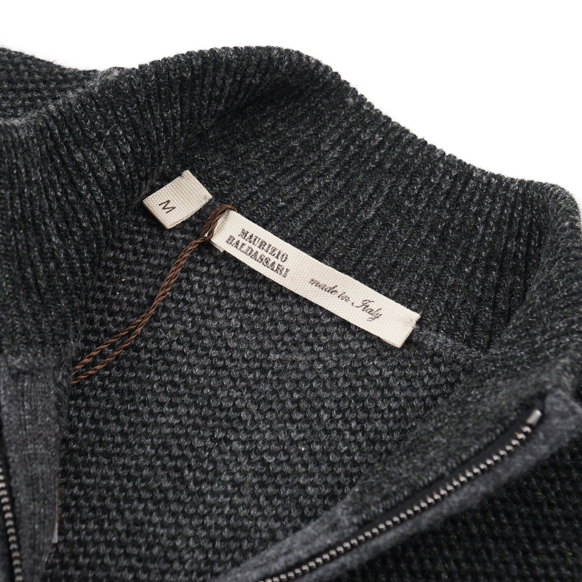 Maurizio Baldassari Piquet Cashmere Sweater