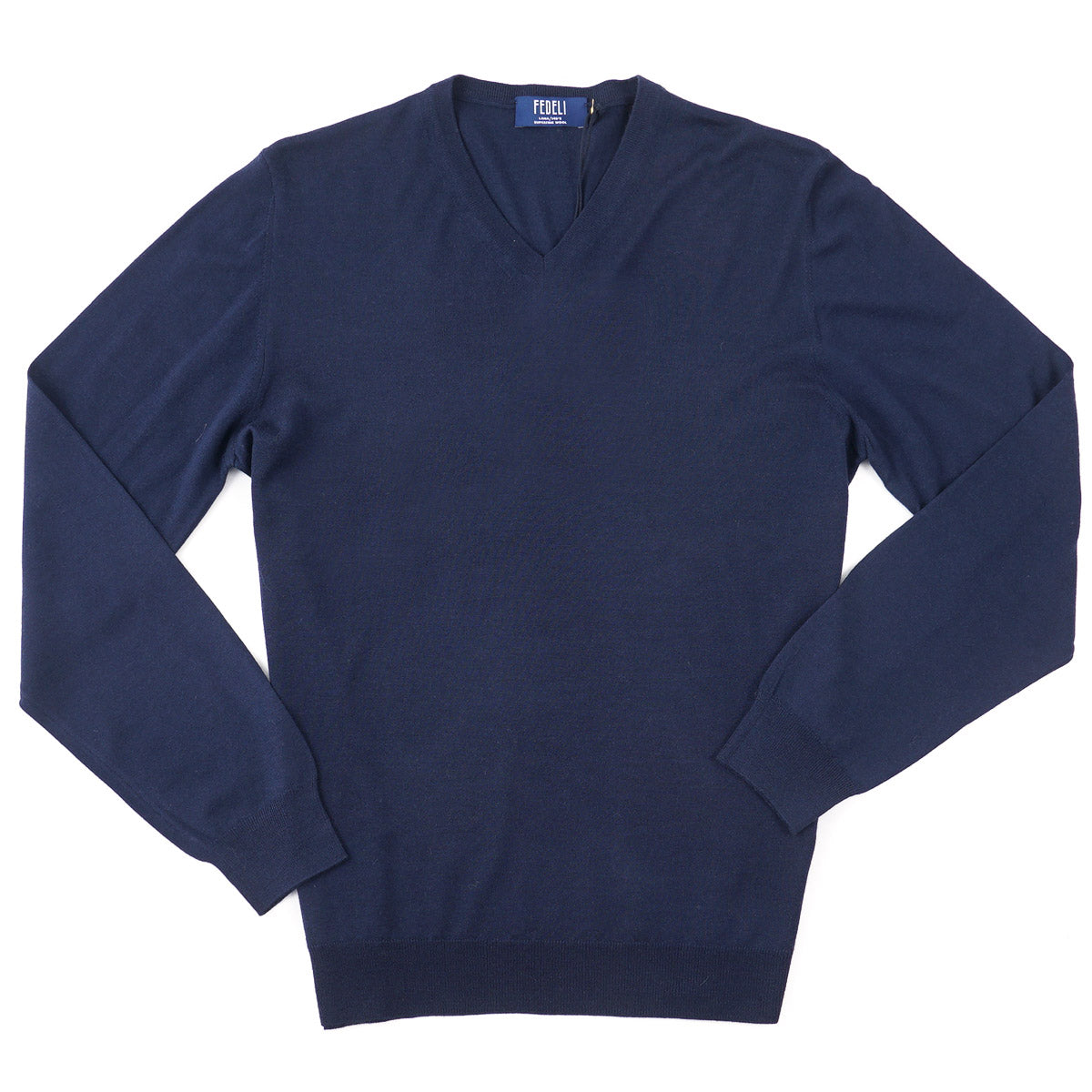 Fedeli Lightweight 140s Merino Wool Sweater